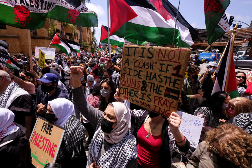 In pictures IsraelGaza conflict sparks proPalestinian protests